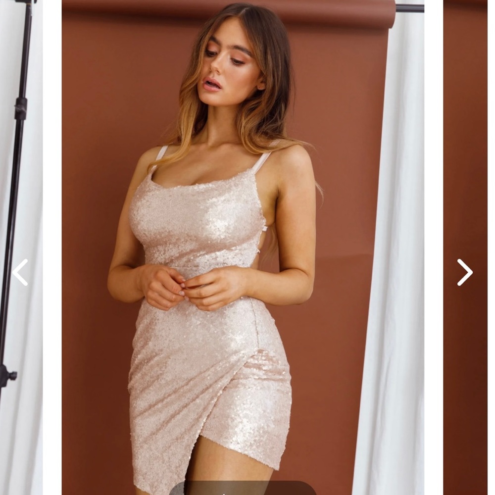 Saint and Secrets sequin mini dress